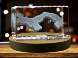 Panama 3D Engraved Crystal 3D Engraved Crystal Keepsake/Gift/Decor/Collectible/Souvenir A&B Crystal Collection