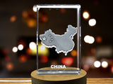 China 3D Engraved Crystal 3D Engraved Crystal Keepsake/Gift/Decor/Collectible/Souvenir A&B Crystal Collection