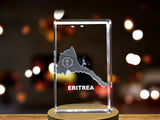 Eritrea 3D Engraved Crystal 3D Engraved Crystal Keepsake/Gift/Decor/Collectible/Souvenir A&B Crystal Collection