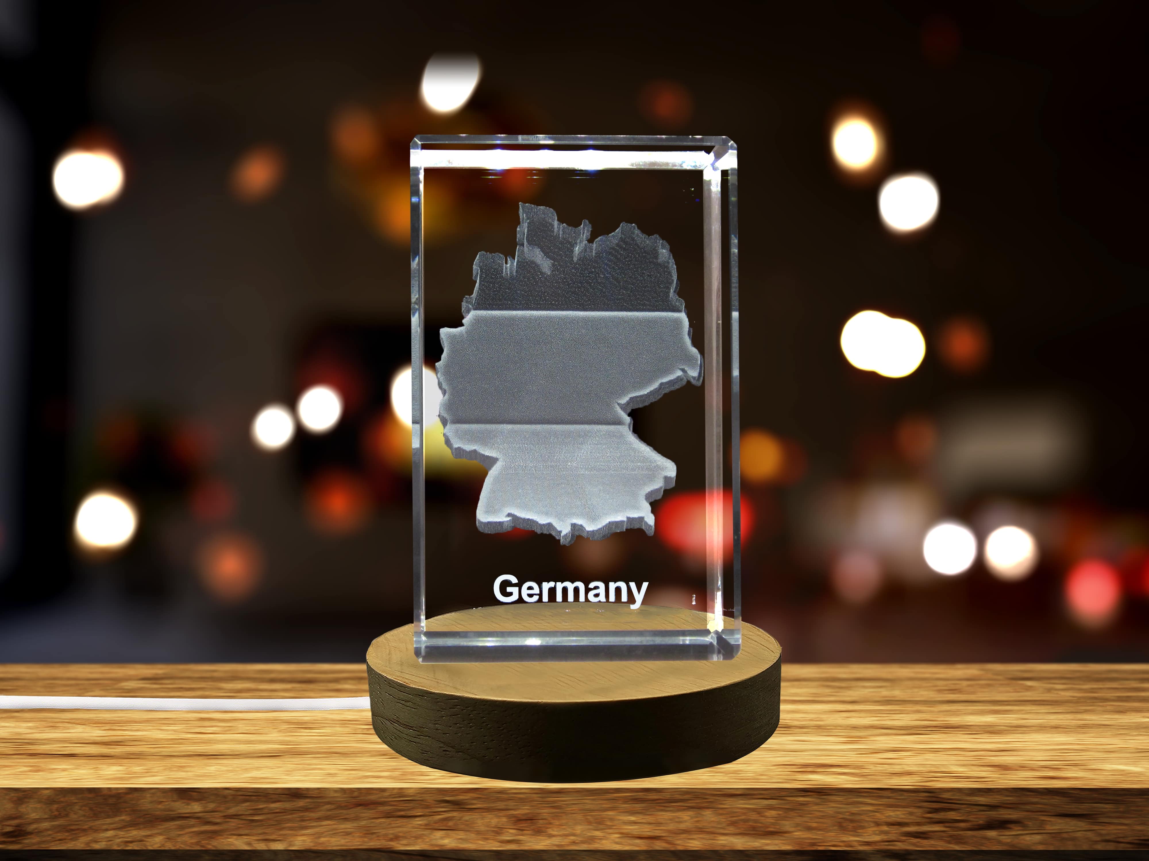 Germany 3D Engraved Crystal 3D Engraved Crystal Keepsake/Gift/Decor/Collectible/Souvenir A&B Crystal Collection