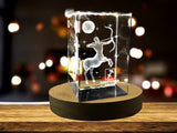 Sagittarius Zodiac Sign 3D Engraved Crystal Keepsake Gift A&B Crystal Collection