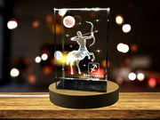 Sagittarius Zodiac Sign 3D Engraved Crystal Keepsake Gift