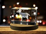 Aries Zodiac Sign 3D Engraved Crystal Keepsake Gift A&B Crystal Collection