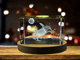 Cancer Zodiac Sign 3D Engraved Crystal Keepsake Gift