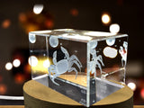 Cancer Zodiac Sign 3D Engraved Crystal Keepsake Gift A&B Crystal Collection