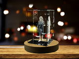Libra Zodiac Sign 3D Engraved Crystal Keepsake Gift A&B Crystal Collection