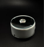 LED Rotating Base Light - Color Changing - Round Shape - 3.9 x 0.79 inches Silver A&B Crystal Collection