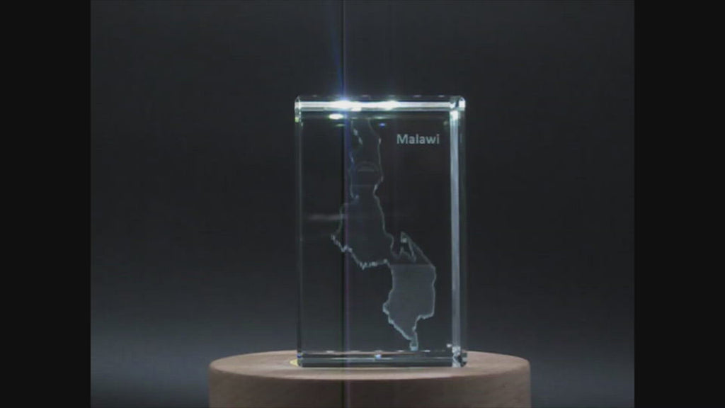 Malawi 3D Engraved Crystal 