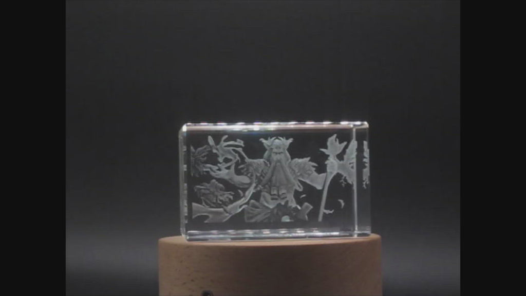 Enlil 3D Engraved Crystal 